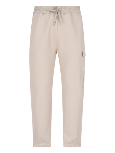 Shop Mackage Joggers In Taupe