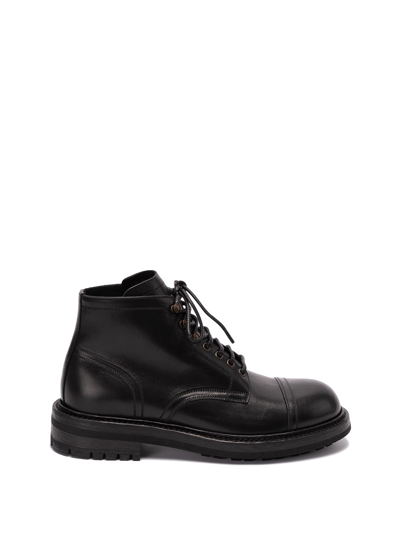 Shop Dolce & Gabbana Ankle Boots In Black  