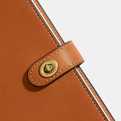Coach Notebook With Rexy In Brass/hazelnut