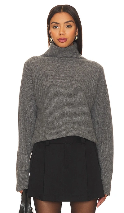 Shop Grey Ven Leland Sweater In Grey