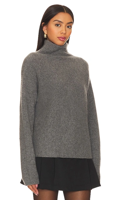 Shop Grey Ven Leland Sweater In Grey