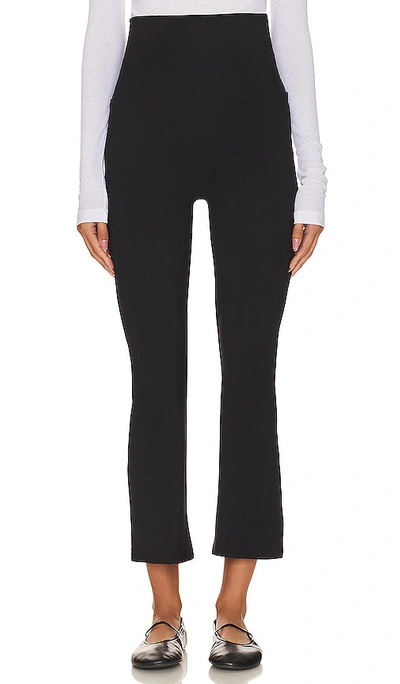 Hatch The Ultimate Before, During, After Crop Flare Legging In Black