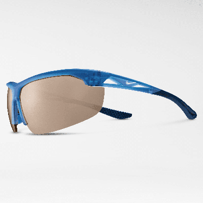 Shop Nike Men's Windtrack Road Tint Sunglasses In Blue