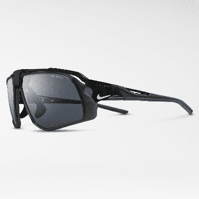 Shop Nike Men's Flyfree Sunglasses In Black