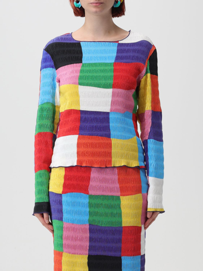 Shop Sunnei Top  Woman Color Multicolor