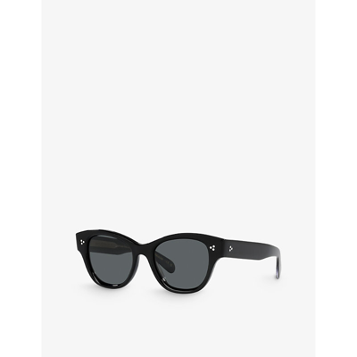 Oliver Peoples Womens Ov5490su Eadie Rectangle-frame Acetate Sunglasses