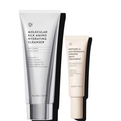 Shop Allies Of Skin Cleanse And Moisturise Two-step Anti-ageing Duo ($170 Value)