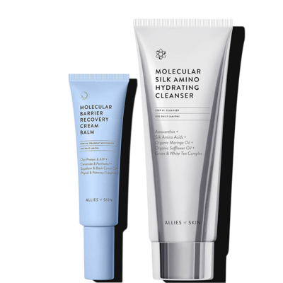 Shop Allies Of Skin Am To Pm Cleanse And Moisturise Barrier Restore Duo ($138 Value)