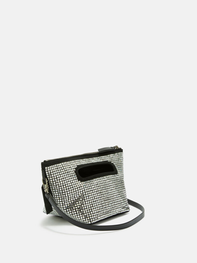 Attico Via Dei Giardini 15 Crystal Tote Bag In Black And Crystal