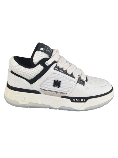 Shop Amiri White Leather Sneakers