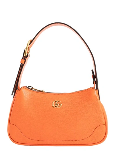 Shop Gucci Women's Orange Aphrodite Mini Shoulder Bag