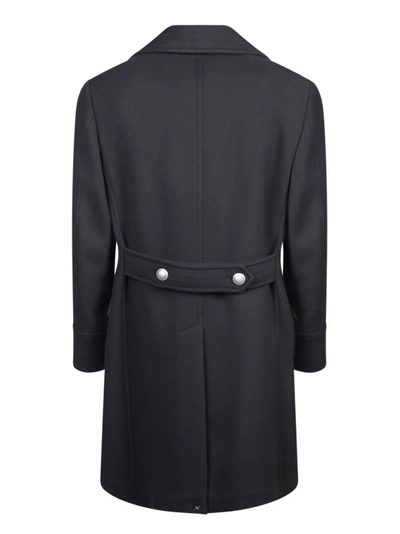 Shop Brunello Cucinelli Double-breasted Coat In Black