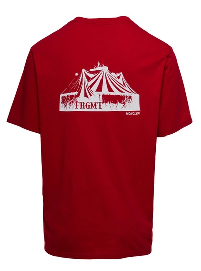 Shop Moncler Genius Circus Motif T-shirt In Red