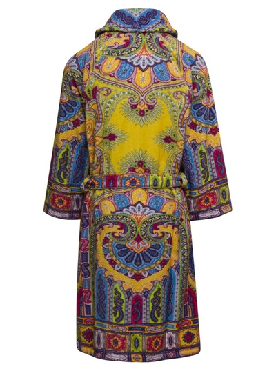 Shop Etro New Tradition' Multicolor Bath Robe With Pailsey Motif Home In Grey