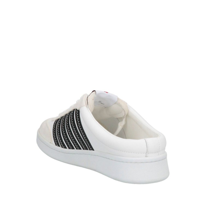 Shop Dsquared2 Open Back Sneakers In White