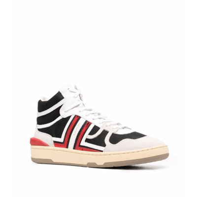 Shop Lanvin Clay High-top Sneakers In Neutrals