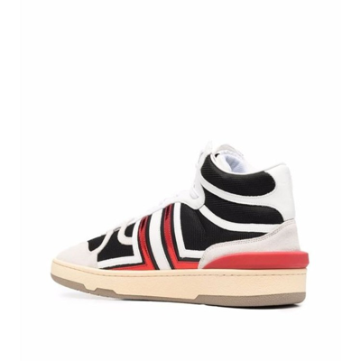 Shop Lanvin Clay High-top Sneakers In Neutrals