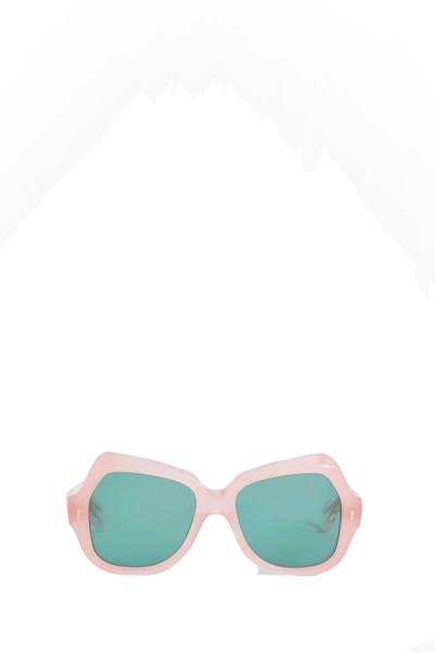 Shop Jacques Marie Mage Pink Perreti Sunglasses