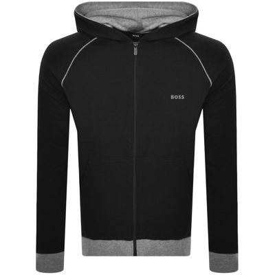 Hugo Boss Boss Lounge Hooded Tracksuit Black In Black