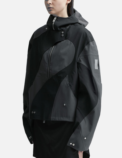 Shop Heliot Emil Trident Technical Jacket In Black