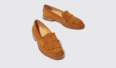 Shop Scarosso Bridget Tan Suede - Woman Loafers & Flats Tan In Tan - Suede