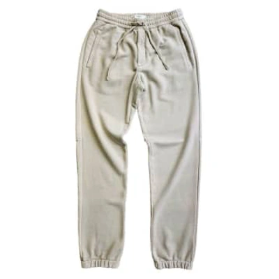 Shop Circolo 1901 Cn4028 Cashmere Touch Jogging Bottoms In Rainy Days Beige In Neturals