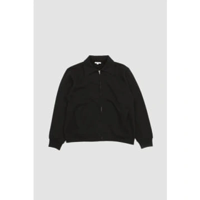 Shop Lady White Co. Zip Sweat Jacket Black In White