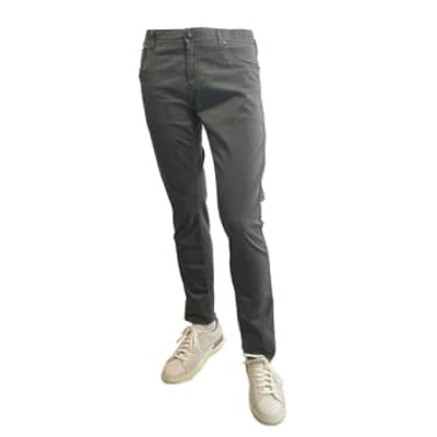 Shop Richard J Brown - Tokyo Model Slim Fit Stretch Cotton Icon Jeans In Grey T252.451 In Brown