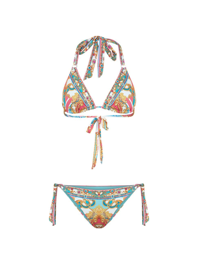 Shop Camilla Women's Abstract-print Bikini In Sail Away With Me