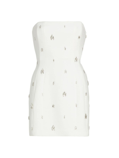 Shop A.l.c Women's Elsie Strapless Embellished Minidress In White