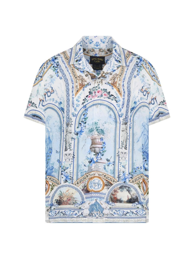 Shop Hotel Franks By Camilla Men's Short-sleeve Printed Camp Shirt In Season Of The Siren