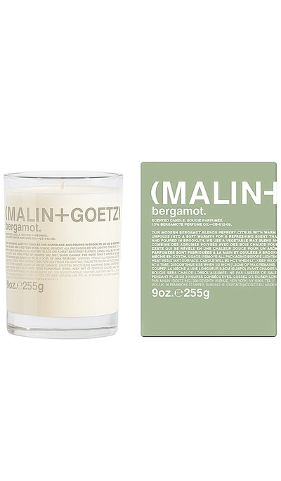 Shop Malin + Goetz Bergamot Scented Candle In N,a