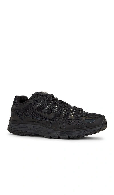 Shop Nike P-6000 Premium Sneaker In Black & Anthracite