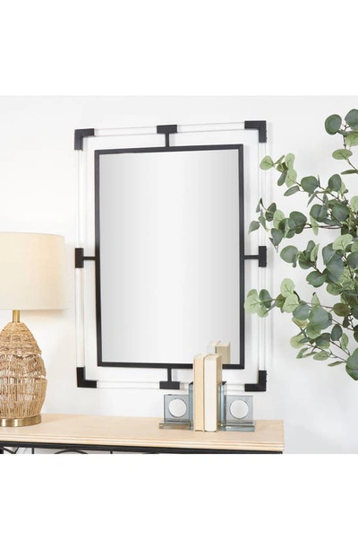 Shop Vivian Lune Home Double Framed Wall Mirror In Black
