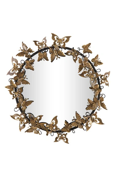 Shop Vivian Lune Home Butterfly Wall Mirror In Gold