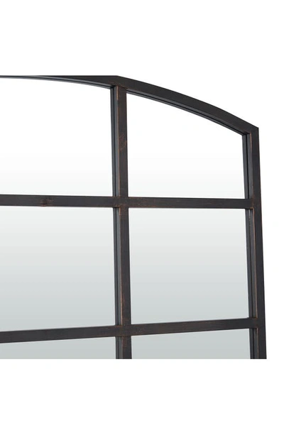 Shop Sonoma Sage Home Windowpane Mirror In Black