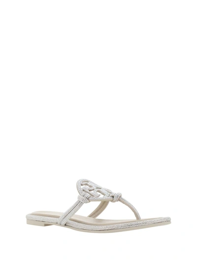 Shop Tory Burch Sandals In Stone Gray