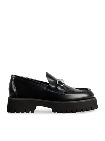 Shop Gucci Women`s Moccasin With Bit In Black