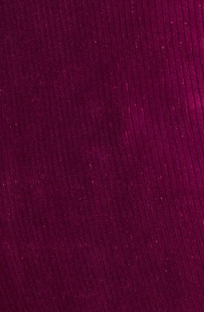 Shop Bp. Cord Velour Leggings In Purple Magenta
