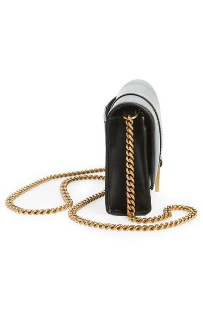 Shop Balenciaga Hour Wallet W/chain In Black