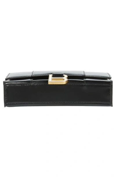 Balenciaga Hourglass Wallet On Chain Smallleathergoods In Black