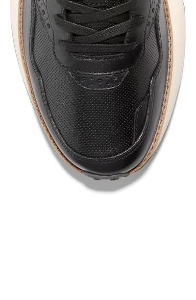 Shop Cole Haan Grandpro Ashland Sneaker In Black/ Ivory