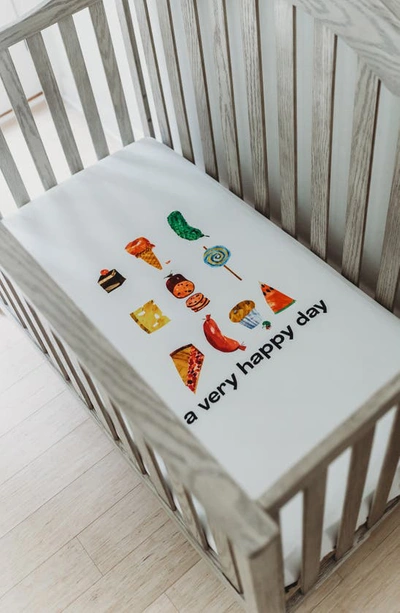 Shop L'ovedbaby X 'the Very Hungry Caterpillar™' Assorted 2-pack Fitted Organic Cotton Crib Sheets In Happy Day
