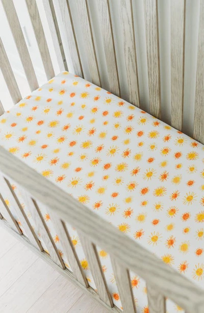 L'ovedbaby 2-pack Fitted Organic Cotton Crib Sheets In Sunny Day