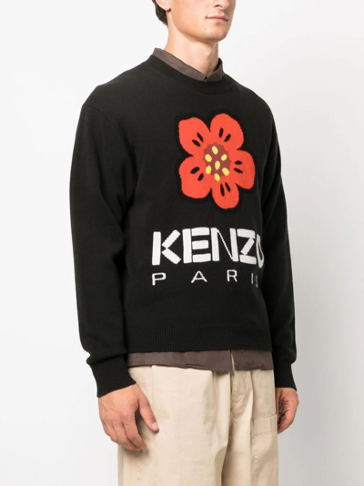 Shop Kenzo Man Boke Flower Wool Jumper