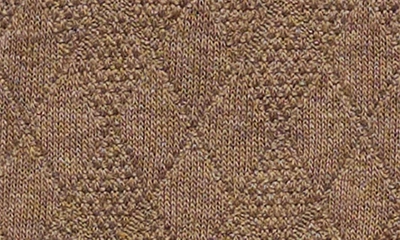 Cole Haan Tonal Argyle Crew Socks In Brown Heather