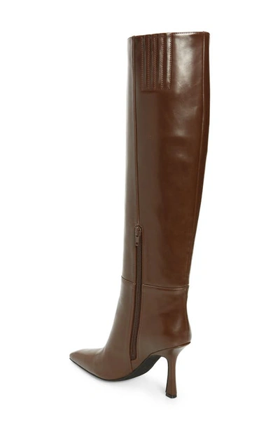 Shop Jeffrey Campbell Sincerely Knee High Boot In Brown
