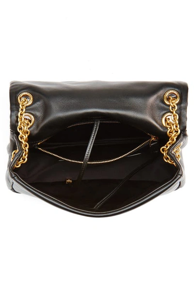 Saint Laurent Jamie 4.3 Small Ysl Shoulder Bag In Quilted Smooth Leather In Nero