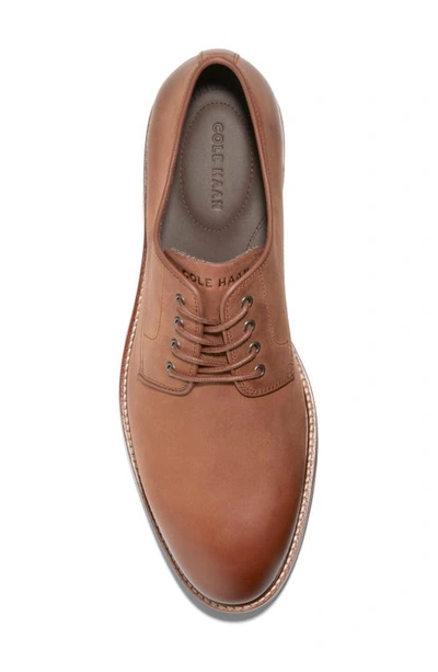 Shop Cole Haan Berkshire Lug Water Resistant Derby In Dark Sequoia Waxy