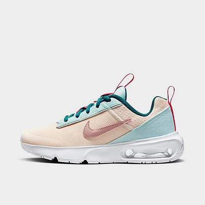 Shop Nike Big Kids' Air Max Intrlk Lite Casual Shoes In Guava Ice/jade Ice/white/red Stardust